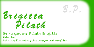 brigitta pilath business card